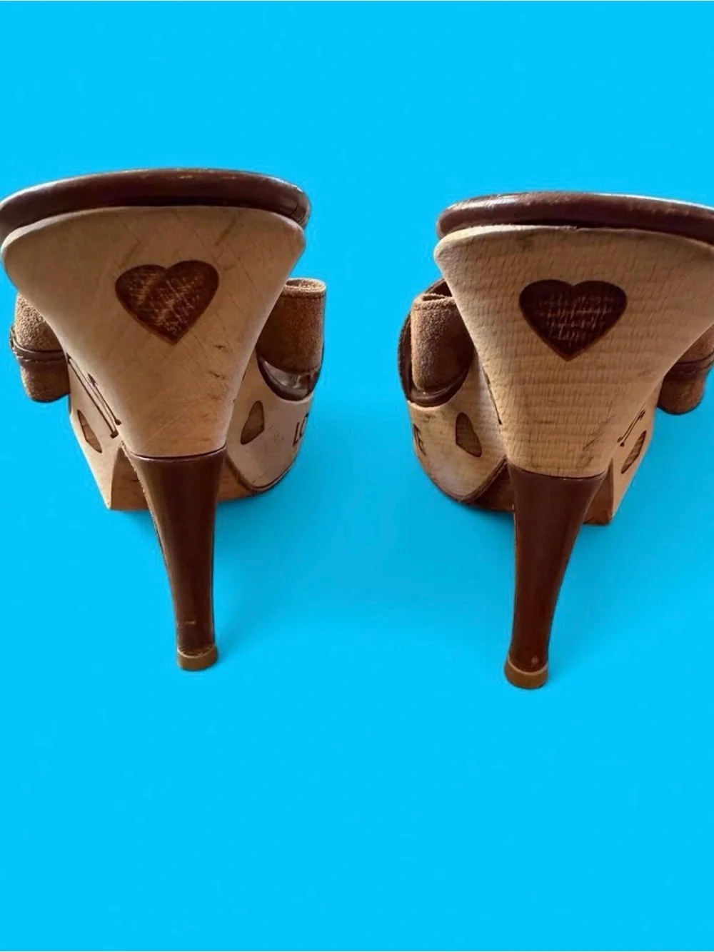 Christian Dior Brown Vintage Collector Suede Platform Heels